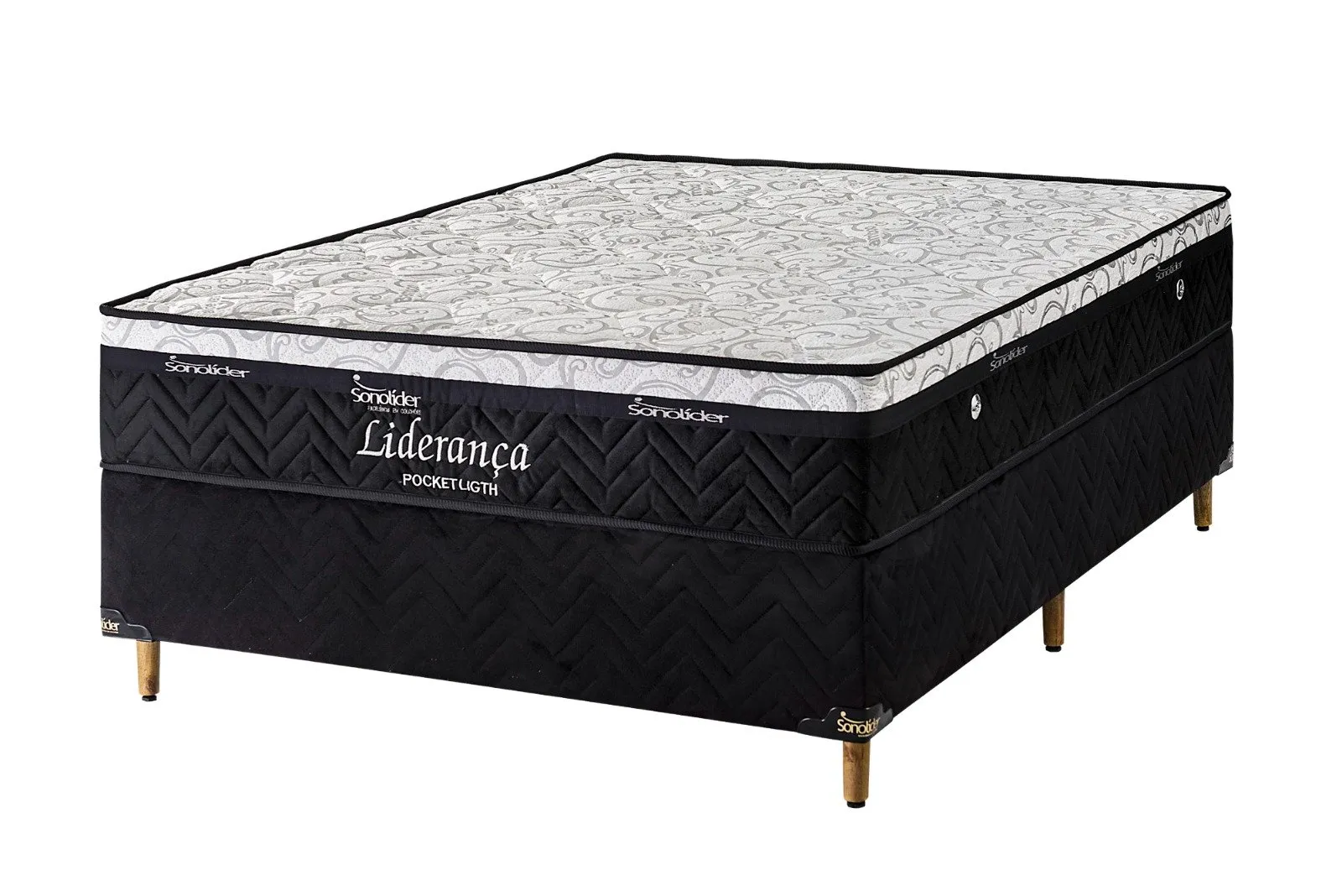 Colchão de molas ensacadas Liderança Pocket