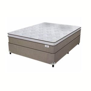 Conjunto cama box mais Colchão de Molas Ensacadas Plumatex Ilhéus em 3 tamanhos