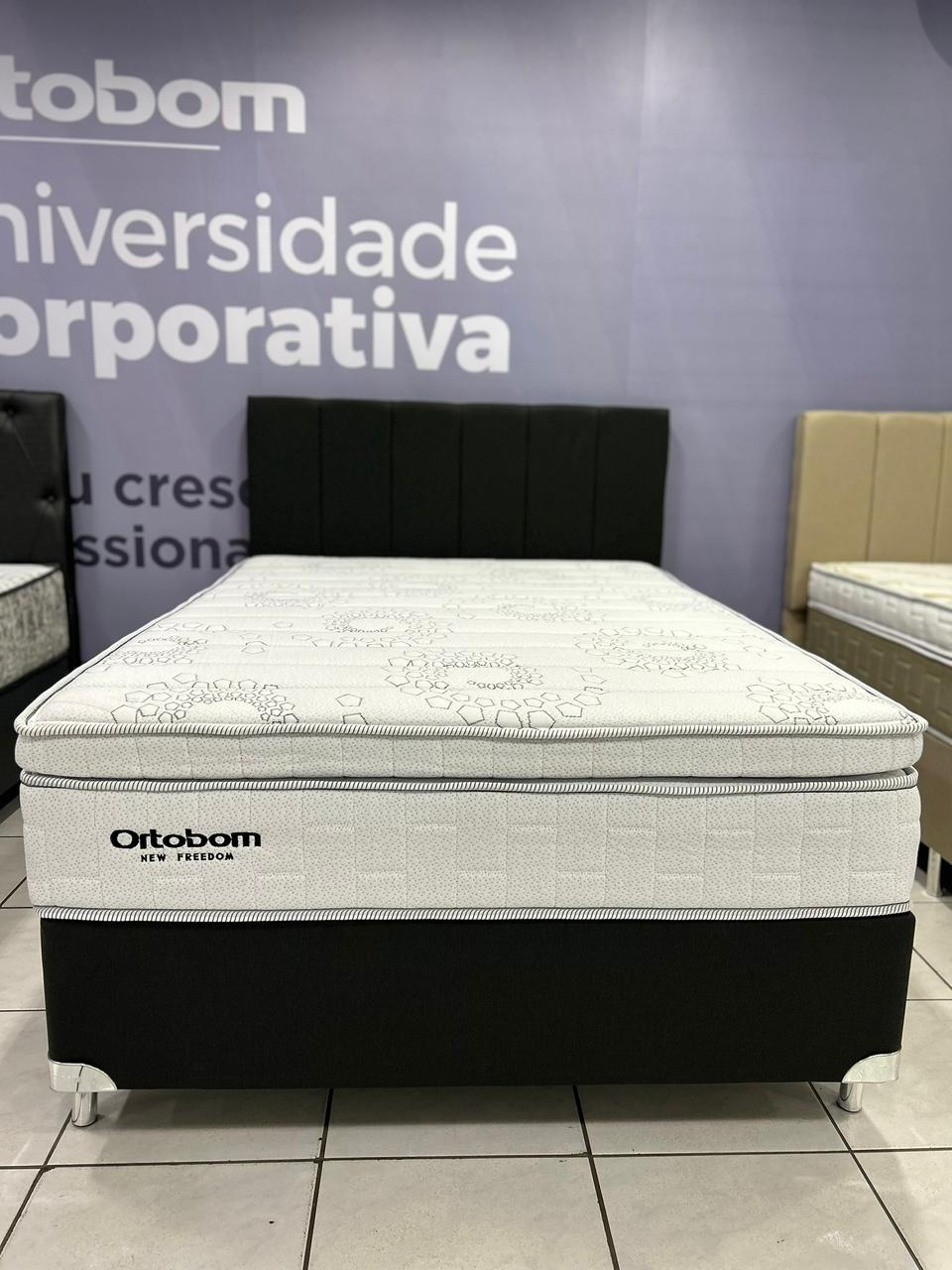Colchão Ortobom New Freedom com Pillow Top e Fibra de Bambu — Suporta até 160 kg por Pessoa - Imagem 3
